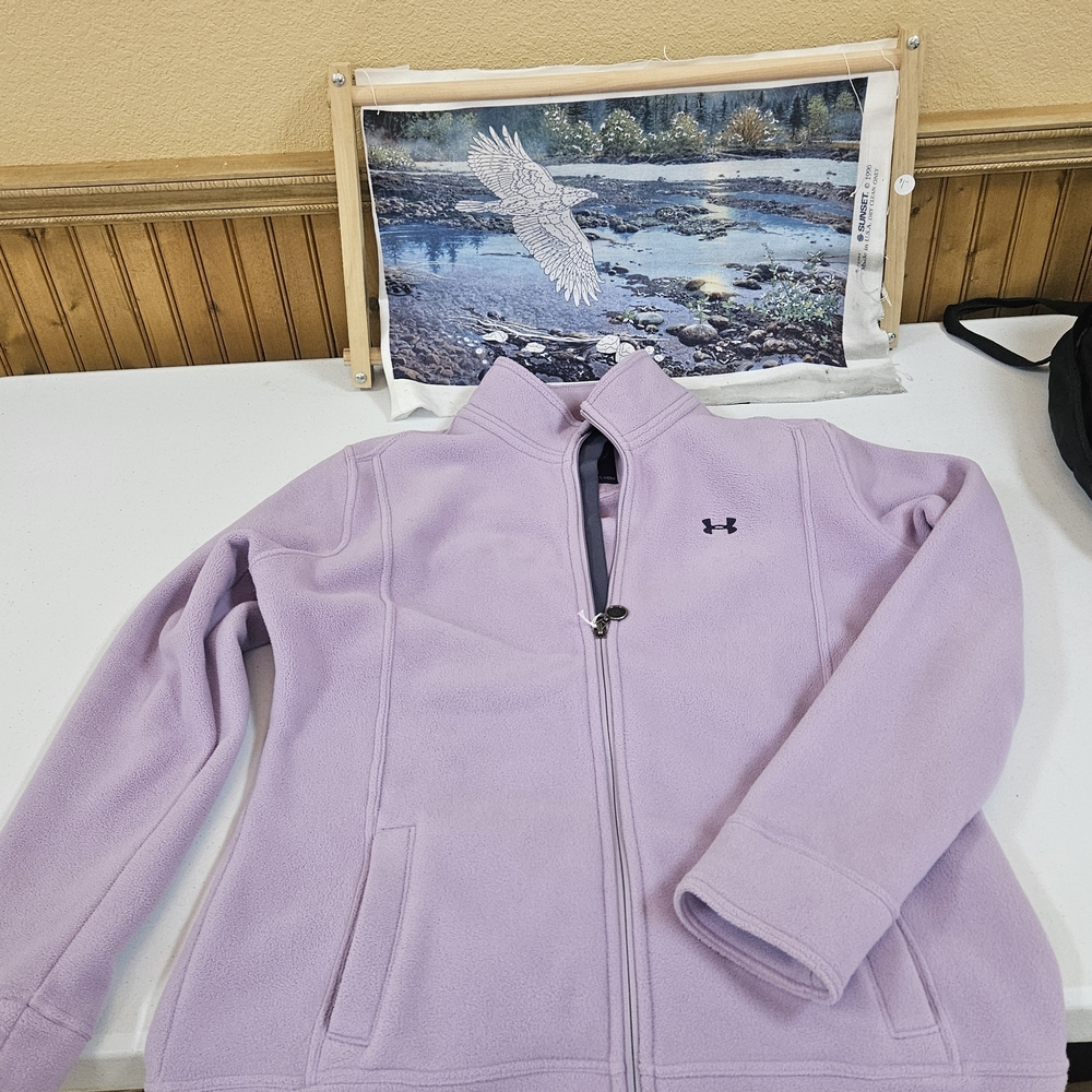 Under Armour Light Purple Fleece Jacket
